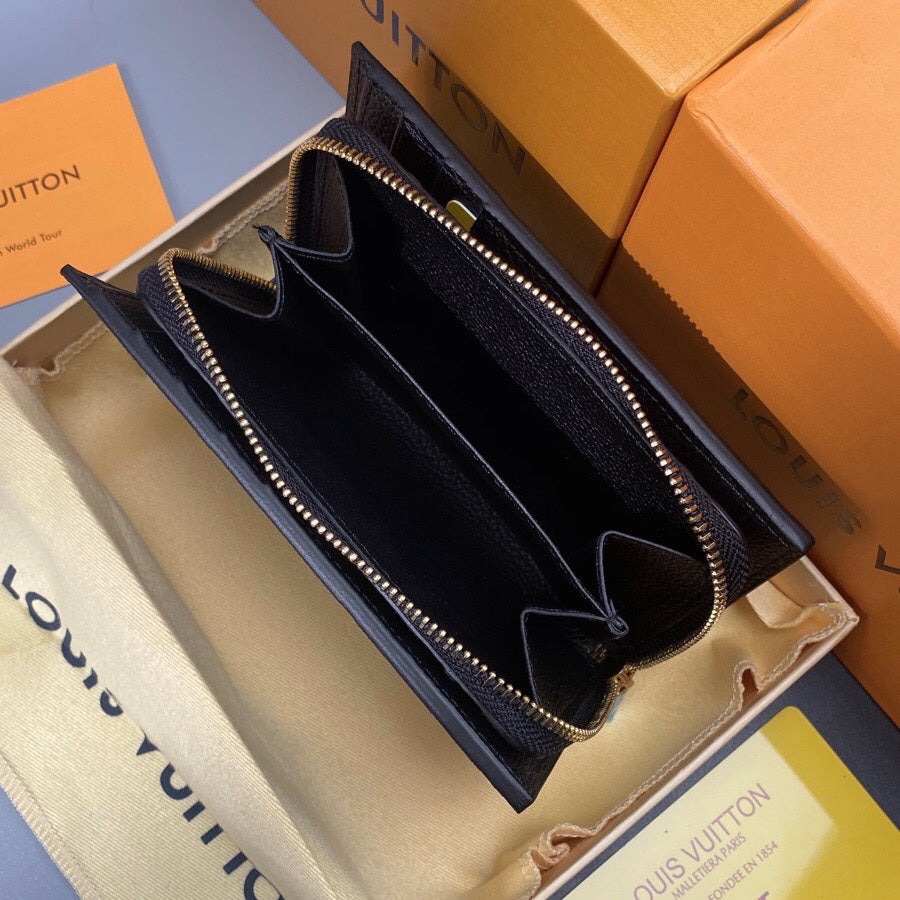 【W006】ルイ* ヴィトンシンプルで上品なミ二財布
