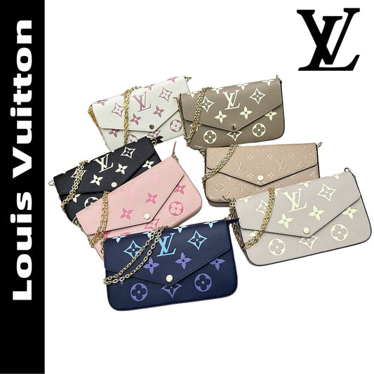 【ルイヴィトン】大人気♪ポシェット チェーンウォレット7色