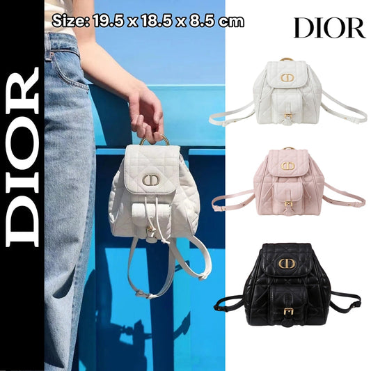 【ディオール】かわいすぎる♡ Caro バックパック スモール5色