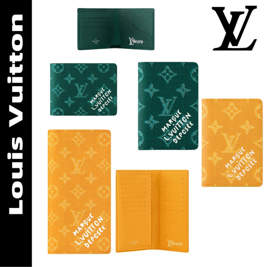 【ルイヴィトン】カード&名刺入れ付多用途長財布 今季注目♪2色展開