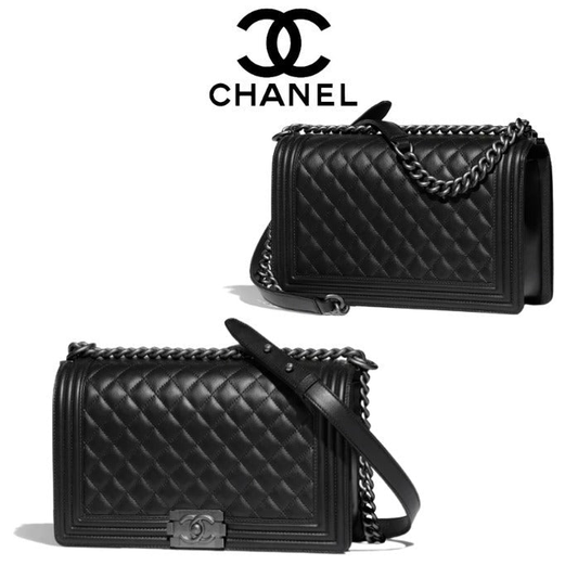 【シャネル】 新作 ボーイ シャネル バッグ カーフスキン-選べる8色